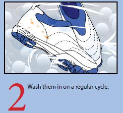 Second Step to Wash Propet Shoes