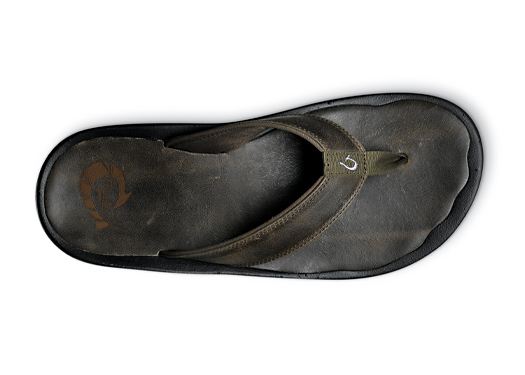 ... Orthopedic Footwear Sandals Olukai 'Ohana Leather Men's Flip Flops