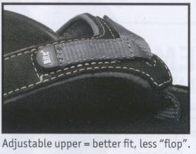 adjustable flip flops mens