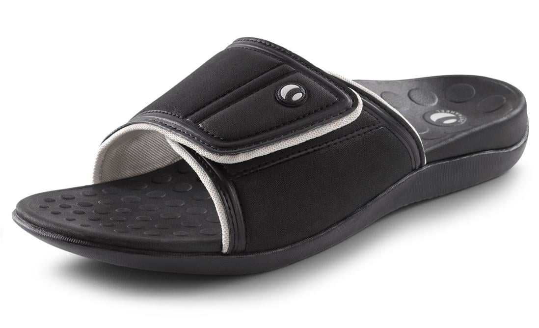 ... Sandals Orthaheel Kiwi - Motion Control Slide Sandal - Black - Men
