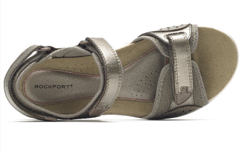 rockport women's franklin three strap sport sandal