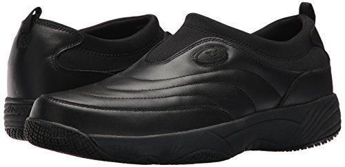 Propet Mens Wash & Wear Slip-On II Suede Shoe Black Suede 10.5 M & Cleaner D 