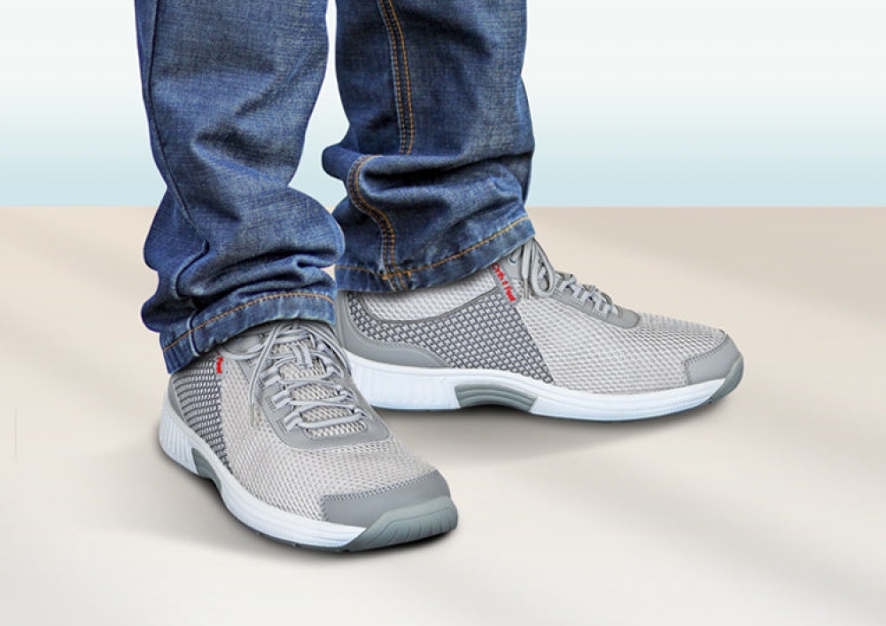 OrthoFeet Edgewater Stretch Knit Men's Sneakers Stretch - Free