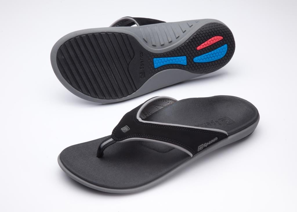 flip flops spenco orthotic yumi mens orthopedic sandals shoes carbon wide based orthoticshop