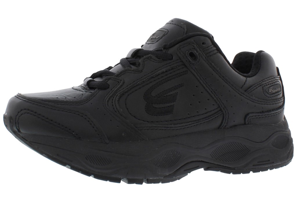 The Spring Loaded Walking Shoes Women's Black Shock-Absorbing Size 8 Spira 