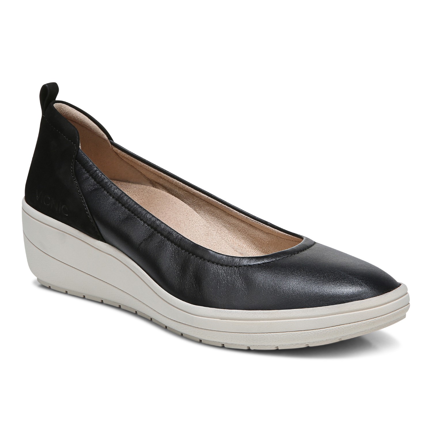 Vionic Jacey Women's Slip-on Wedge Shoe Black - 9 Medium for sale ...