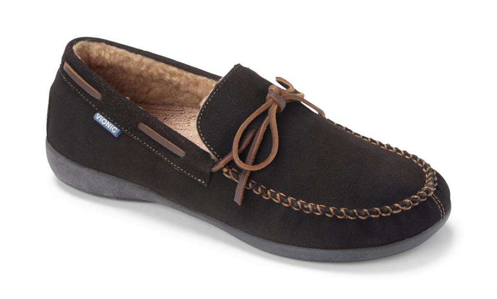 Vionic Dewey Mens Indoor/outdoor slipper moccasin - Free Shipping