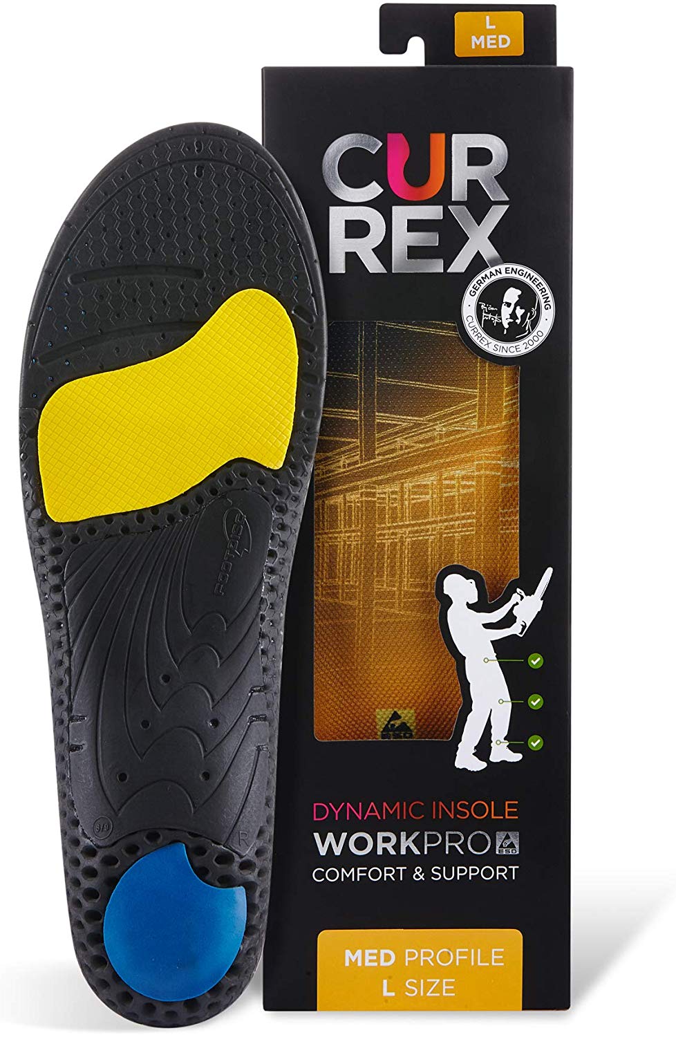 Currex WorkPro Insoles - Work Boot and 