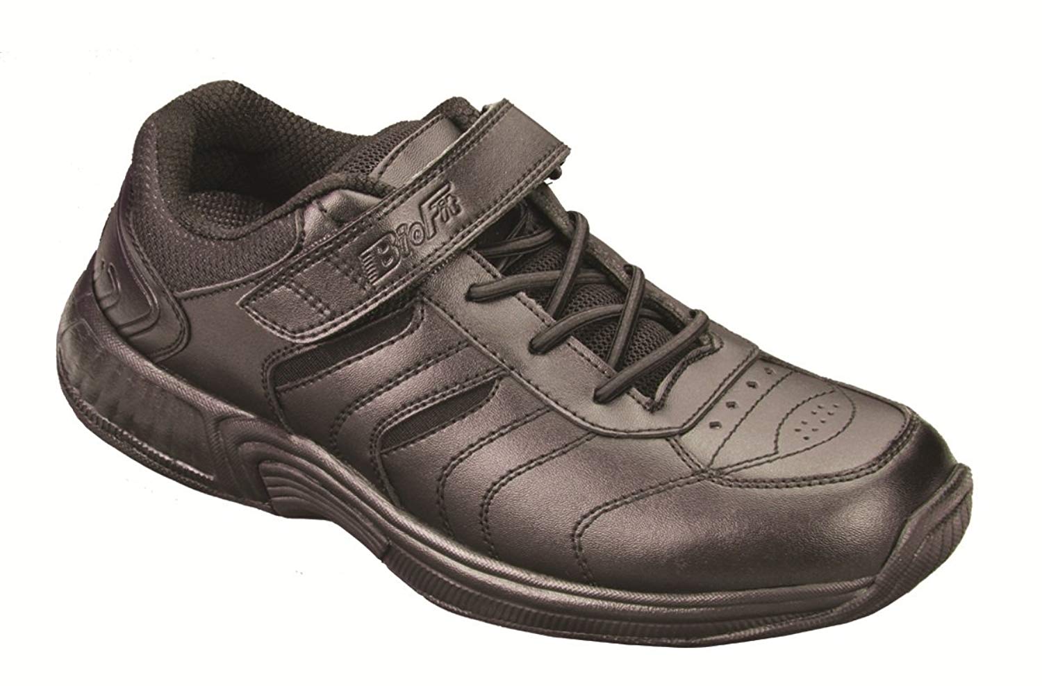 Orthofeet Men's Athletic - Tie-less Lace Shoes - Free Shipping
