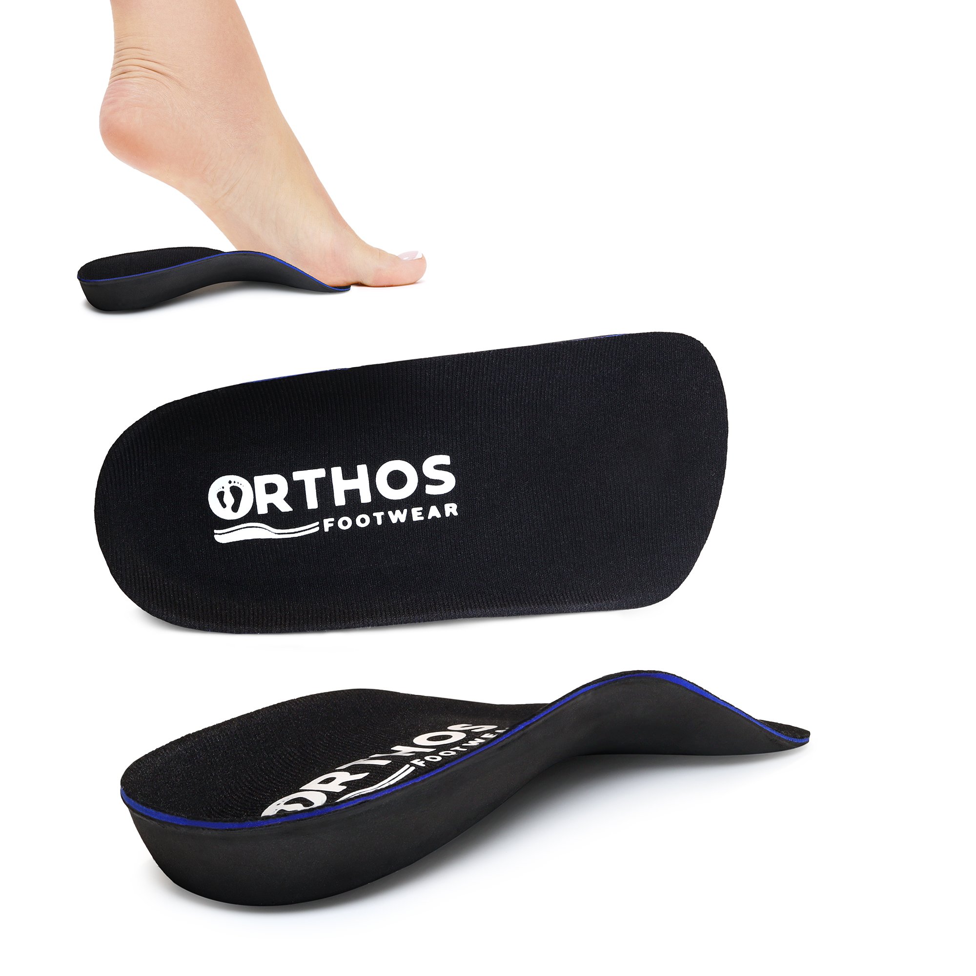 Orthos Shearling Orthotic Insoles Mens 8 E Inserts W/ Arc size Womens 9 