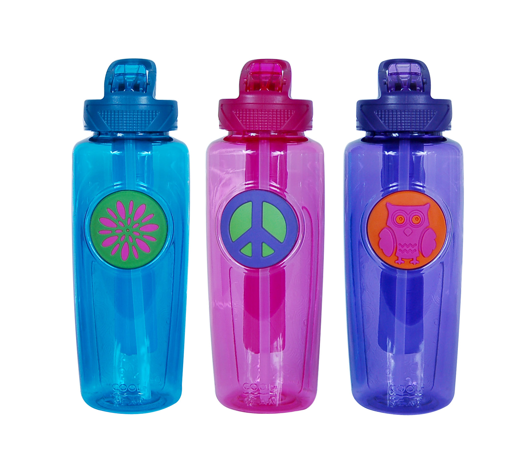 Cool Gear 32 Oz Ezfreeze Water Bottle Peace