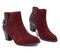 Vionic Naomi Women's Suede Snake-Print Water-Resistant Boots - naomi Wine