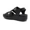 Vionic Tami Women's Platform Wedge Sandal - angle back2 Black