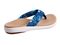 Spenco Victoria Women's Memory Foam Supportive Sandal - Tropical Blue - Bottom