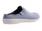 Spenco Blissful Slide Women's Comfort Casual Slip-on Shoe - Celestial Blue - Bottom