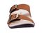 Spenco Vista Slide Women's Leather Arch Support Sandal - Saddle - Top