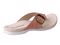 Spenco Sierra Leather Thong Arch Supportive Sandal - Pale Blush - Bottom