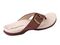 Spenco Sierra Leather Thong Arch Supportive Sandal - Saddle - Bottom