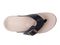 Spenco Sierra Leather Thong Arch Supportive Sandal - Black - Swatch