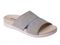 Spenco Twilight Ellie Women's Leather Slide Sandal - Light Grey - tn