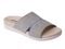 Spenco Twilight Ellie Women's Leather Slide Sandal - Light Grey - Pair