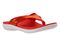Spenco Yumi Monet Women's Orthotic Thong Sandal - Hot Red - Pair