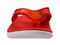 Spenco Yumi Monet Women's Orthotic Thong Sandal - Hot Red - Top