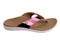 Spenco Yumi Monet Women's Orthotic Thong Sandal - Sunset - Profile