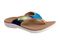 Spenco Yumi Monet Women's Orthotic Thong Sandal - Aqua Sea - Pair