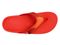 Spenco Yumi Monet Women's Orthotic Thong Sandal - Hot Red - Swatch