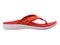 Spenco Yumi Monet Women's Orthotic Thong Sandal - Hot Red - Profile