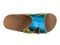 Spenco Kholo Monet Women's Orthotic Slide Sandal - Aqua Sea - Swatch