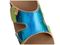 Spenco Kholo Monet Women's Orthotic Slide Sandal - Aqua Sea - Strap