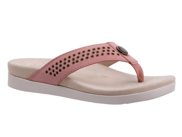 Spenco Laguna Stud Women's Orthotic Sandal - Pale Blush - Pair