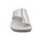 Gravity Defyer Etztal Women's Linen Comfort Sandal - Silver - Front View