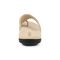 Gravity Defyer Etztal Women's Linen Comfort Sandal - Gold - Back View