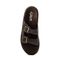 Gravity Defyer Heston Men's Leather Slide Sandal - Brown - Top View