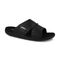 Gravity Defyer Eltal Men's Leather Slide Sandals - Black - Profile View
