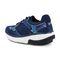 Gravity Defyer Silvanit Women's G-Defy Athletic Shoes - Blue - Back Angle View