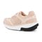Gravity Defyer Silvanit Women's G-Defy Athletic Shoes - Peach / Grey - Back Angle View