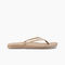 Reef Cushion Slim Women's Sandals - Seashell - Side