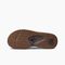 Reef Leather Fanning Men's Sandals - Dark Brown - Sole