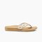 Reef Ortho Woven Women's Sandals - Vintage White - Angle
