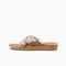 Reef Ortho X Slide Women's Sandals - Vintage White - Left Side