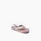 Reef Little Ahi Kids Girl's Sandals - Coral Pineapples - Angle