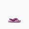 Reef Little Ahi Kids Girl's Sandals - Purple Rainbow - Side
