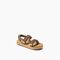 Reef Little Ahi Convertible Kids Girl's Sandals - Leopard - Angle