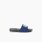 Reef Kids One Slide Kids Boy's Sandals - Grey/blue - Side