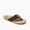 Reef Cushion Scout Braids Women's Sandals - Black/natural - Angle