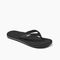 Reef Cushion Sands Women's Sandals - Black - Angle